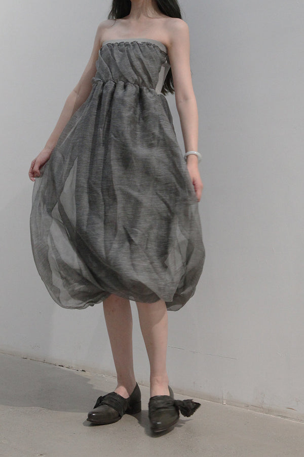 SWAYING/KNIT Organza Rotating Tube Top Skirt SW211LS18 PS17